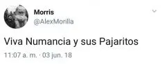Twitter y el Numancia. 
