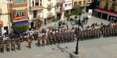 Una imagen del acto en la plaza Mayor de Ágreda. /SN