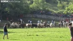 Una imagen de la mañana de este domingo en Valonsadero. /Alfredo García