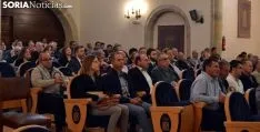 Una imagen de la asamblea de la cooperativa de crédito soriana. /SN