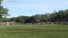 Una imagen de esta mañana en Valonsadero. /Alfredo García
