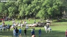 Una imagen de esta mañana en Valonsadero. /Alfredo García