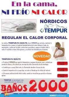 Foto 3 - Ba&ntilde;os 2000: &ldquo;En descanso y en colchones, en Soria tenemos al l&iacute;der&rdquo;