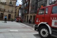 Una imagen de la intervención de los bomberos. /SN
