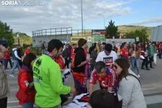 Imágenes del día de hoy en Soria. 
