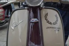 Una imagen de la llegada de las motocicletas a la plaza Mayor de la capital. /SN