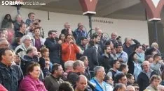 Llegada de los novillos a la plaza de toros de Soria 