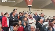 Llegada de los novillos a la plaza de toros de Soria 