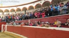 Llegada de los novillos a la plaza de toros de Soria 