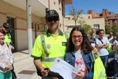 Foto 6 - Bruno Mart&iacute;n, del Pr&aacute;cticas Numancia, y Ainhoa Yag&uuml;e, de Las Pedrizas, mejores conductores infantiles de la ciudad
