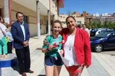 Foto 4 - Bruno Mart&iacute;n, del Pr&aacute;cticas Numancia, y Ainhoa Yag&uuml;e, de Las Pedrizas, mejores conductores infantiles de la ciudad
