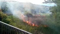 Una imagen del lugar del fuego. /SN