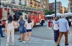 Una imagen del dispositivo por el incendio. /SN