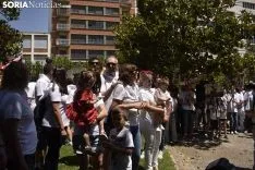 Imágenes del homenaje a Don Paco y Don Jesús. /EM