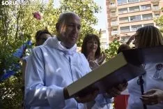 Imágenes del homenaje a Don Paco y Don Jesús. /EM