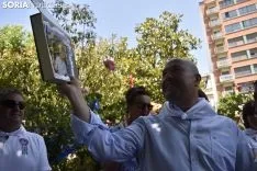 Imágenes del homenaje a Don Paco y Don Jesús. /EM
