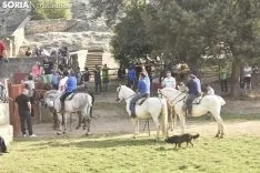 Entrada de los novillos de La Saca en los corrales de Cañada Honda. /SN