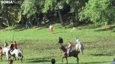 Una imagen de la mañana de este domingo en Valonsadero. /Alfredo García