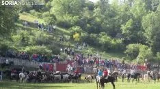 Una imagen de la mañana de este domingo en Valonsadero. /Alfredo García