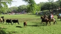 Una imagen de la mañana de este domingo en Valonsadero. /Alfredo García