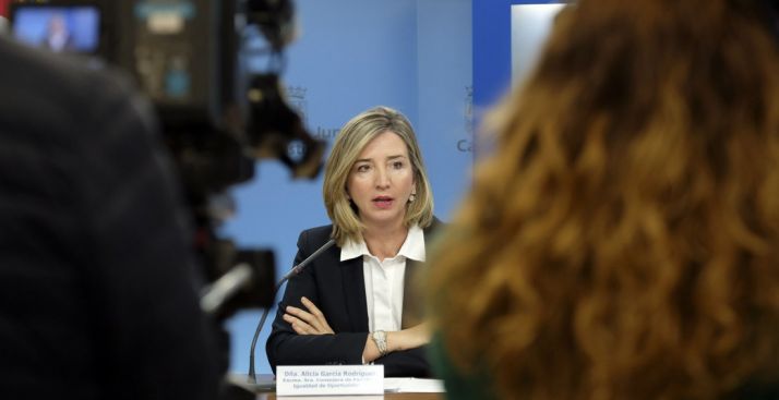 La consejera de Familia e Igualdad, Alicia García. /Jta.