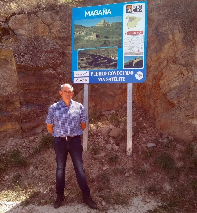 Fernando Marín, alcalde de Magaña. 