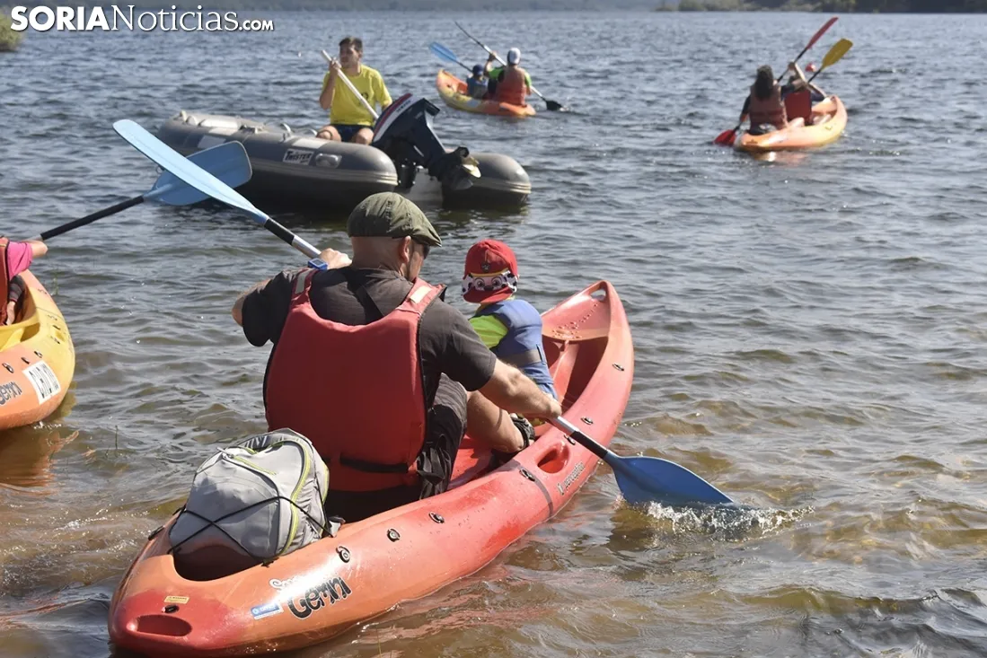V Travesía en Piragua por el Pantano. /EM