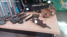 Algunos de los objetos recuperados en la Operación Cadnas. /SN