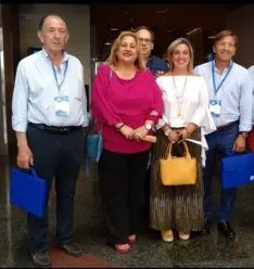 Los compromisarios sorianos este viernes en Madrid. /PP Soria