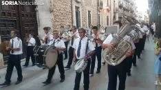 Una imagen de la procesión este lunes. /SN