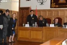 Una imagen del acto protocolario de este miércoles. /SN
