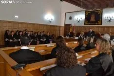 Una imagen del acto protocolario de este miércoles. /SN