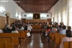 Una imagen del acto protocolario de este miércoles. /SN