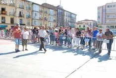 Una imagen del paso del ganado por la ciudad. /SN