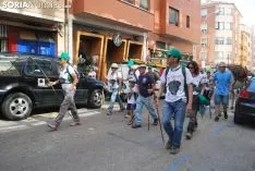 Una imagen del paso del ganado por la ciudad. /SN