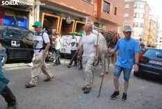 Una imagen del paso del ganado por la ciudad. /SN