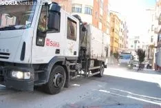Una imagen del paso del ganado por la ciudad. /SN