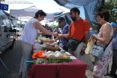 Una imagen de la feria este domingo. /SN