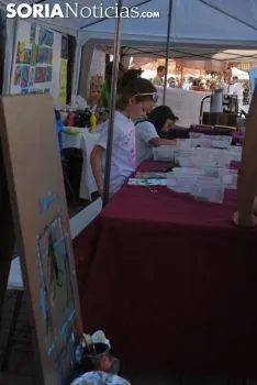 Una imagen de la feria este domingo. /SN