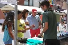 Una imagen de la feria este domingo. /SN