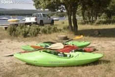 V Travesía en Piragua por el Pantano. /EM