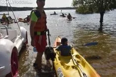 V Travesía en Piragua por el Pantano. /EM