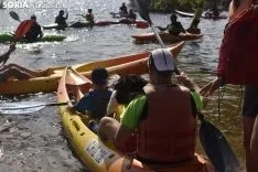 V Travesía en Piragua por el Pantano. /EM