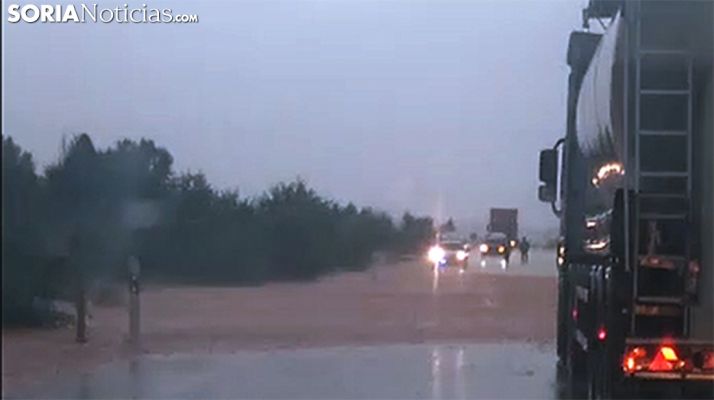 El tramo cortado de la N-122. /SN