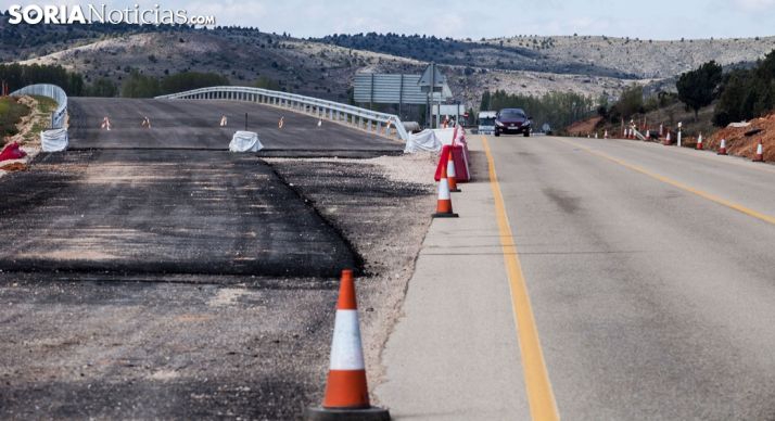 Una imagen de las obras de la autovía. /SN