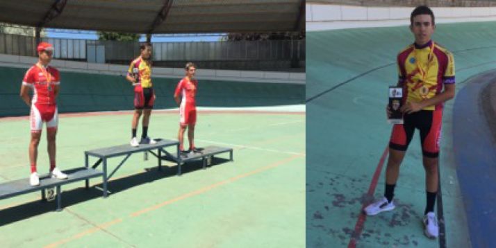 El soriano Antonio González, campeón regional cadete de ciclismo en pista