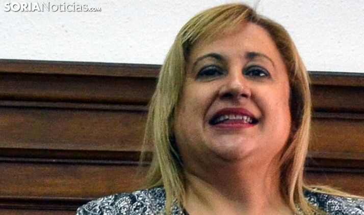 Yolanda de Gregorio, en el acto de toma de posesión del actual subdelegado el pasado 5 de julio. /SN