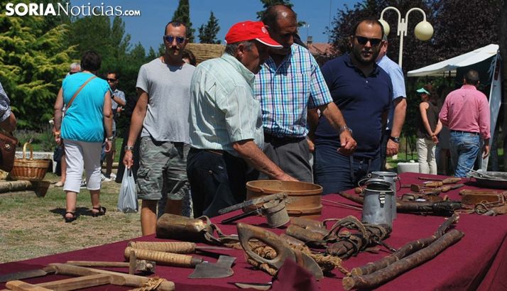 Una imagen de archivo del mercado tradicional de Almarza. /SN