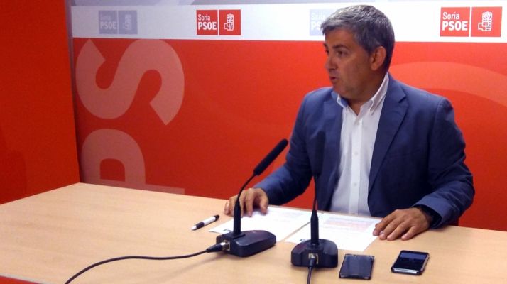 Antón, este lunes en rueda informativa. /PSOE