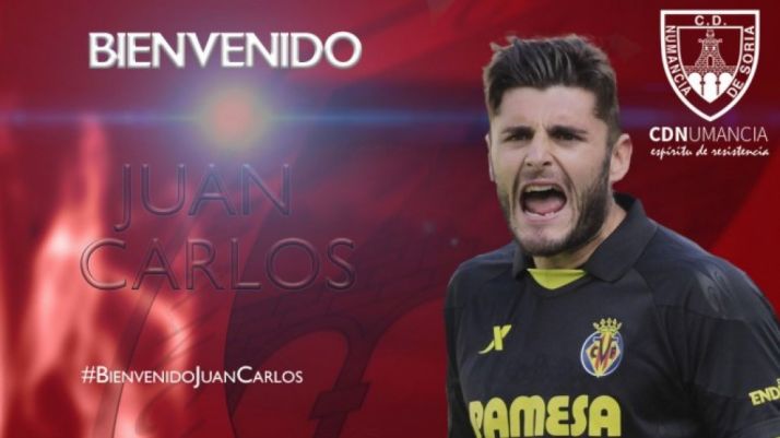 Juan Carlos, fichaje para defender los palos del Numancia